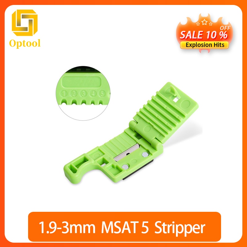 Libero shipinng fibra ottica di spogliatura 1.9-3mm MSAT 5 strumento di accesso MSAT-5 sfuso Buffer tubo Stripper FTTH