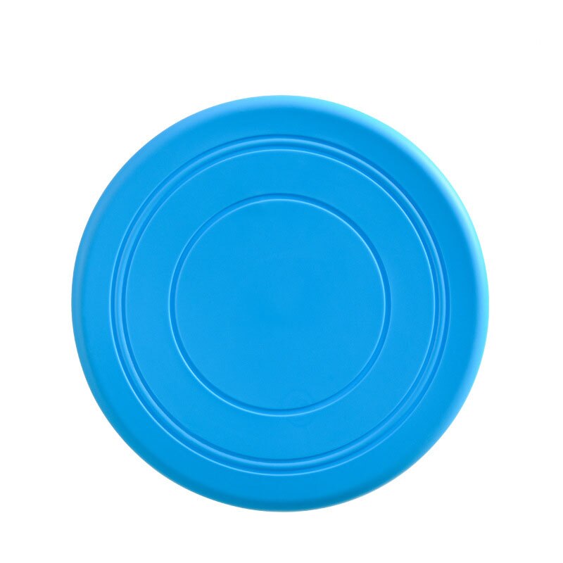 Platillo volante de plástico divertido para perro, juguete para mascotas, discos voladores resistentes, mordedores, adiestramiento de cachorros, 1 unidad: Blue