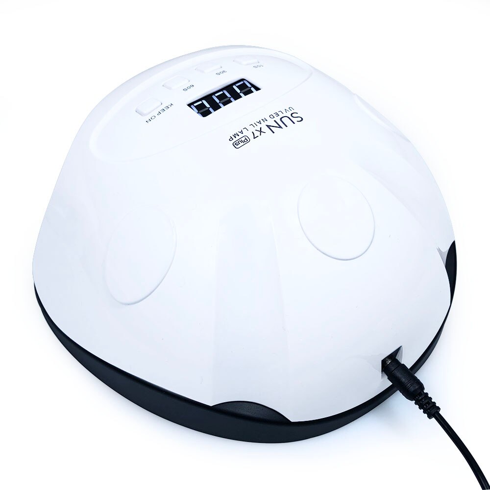 Lámpara UV 90 W lámpara LED híbrida sol X7plus para manicura LCD pantalla secado todas las geles esmalte de uñas arte de uñas herramientas uf led Gel lámpara de uñas