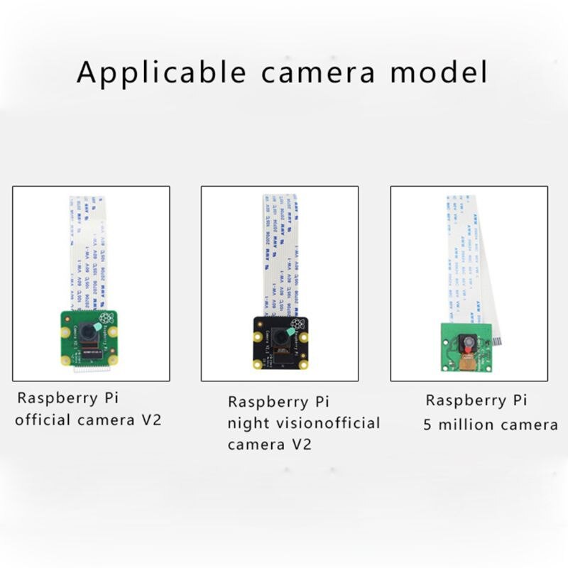 1Set Transparant Acryl 5MP Camera Houder Clear Ondersteuning Beugel Case Voor Raspberry Pi 1-4 Voor V2 Officiële camera Accessoires Ki