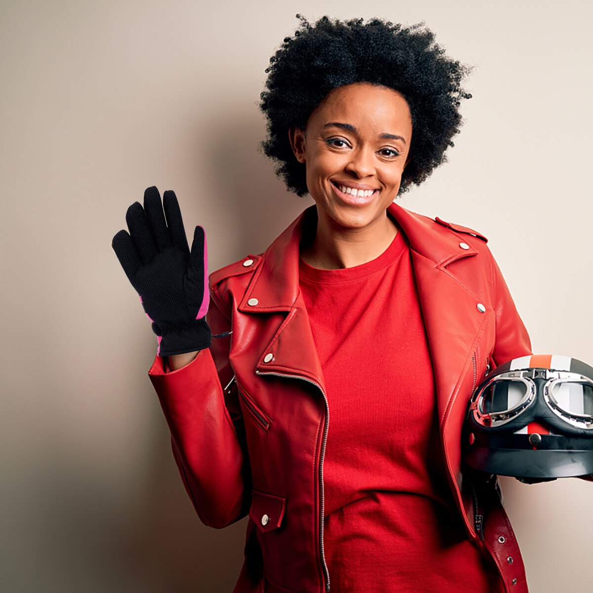 1 paar verwarmde handschoenen, duurzame, praktische, winddichte verwarmde handschoenen, verwarmde handschoenen, motorhandschoenen voor dames