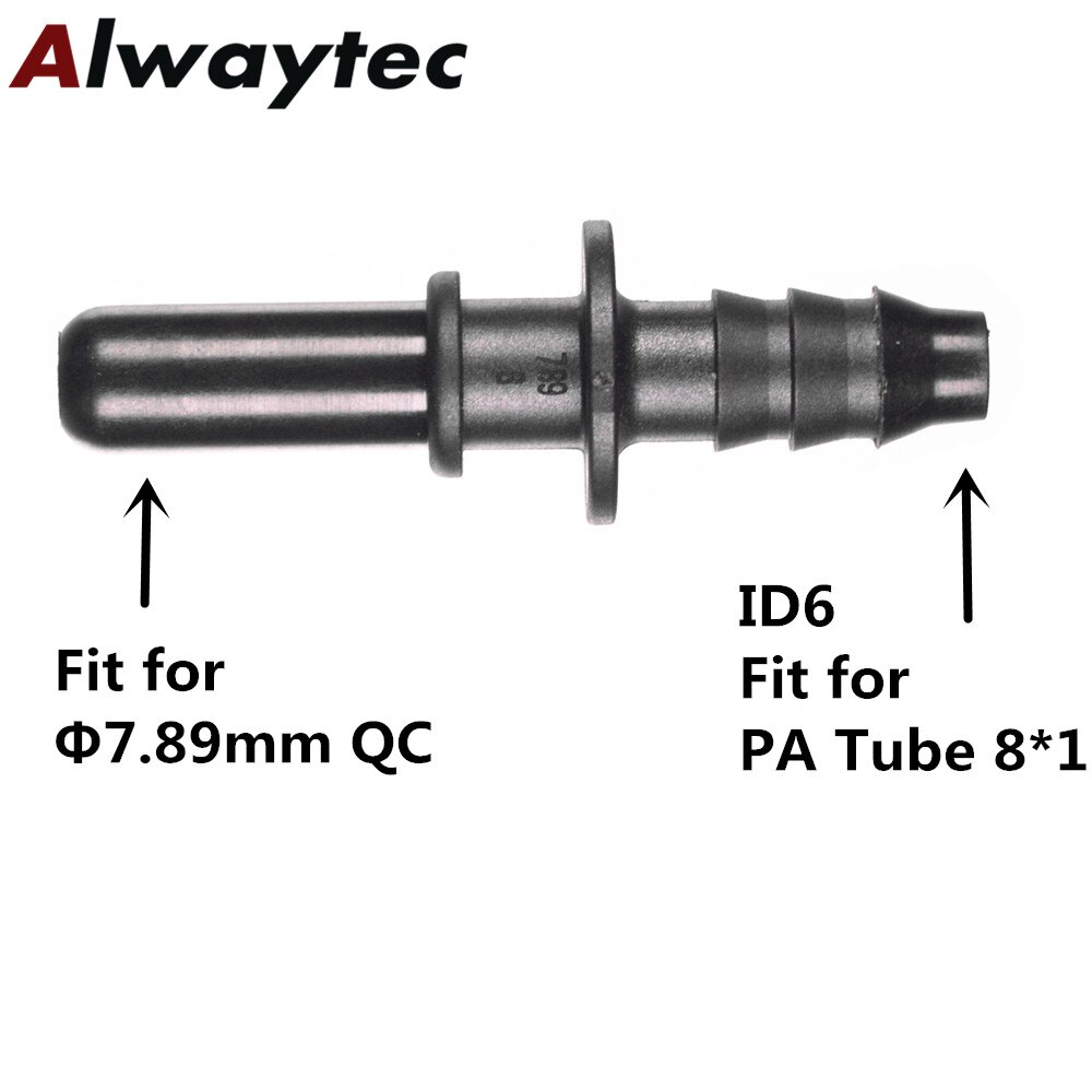 7.89mm SAE5/16" male quick connector quick fitting fuel hose connector for fuel system of motorcycle