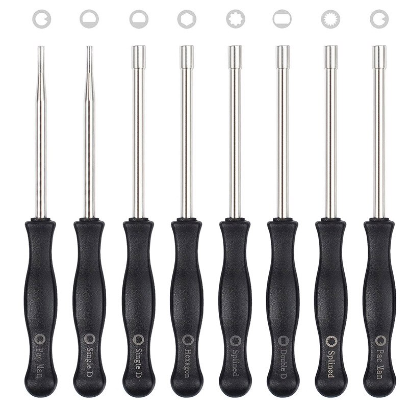 8 Pcs Carburetor Adjustment Tool Kit with 10 Oil Bubbles and Bag for Common 2 Cycle Carb Small Engine