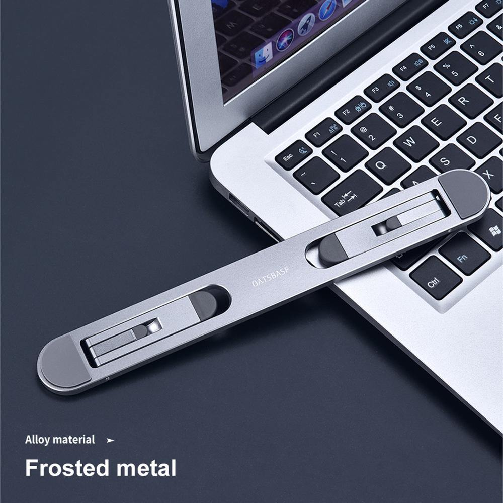 Bærbar stativ støtte notebook tilbehør macbook pro stativ mini foldbar bærbar bærbar holder til bærbar kølestativ