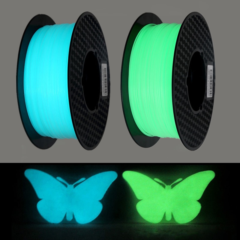 Noctilucous Pla 3d Printer Filament Noctiucent 1.75Mm Printing Materiaal Noctilucous Blauw Groen 1Kg/500G/250G Glow In The Dark