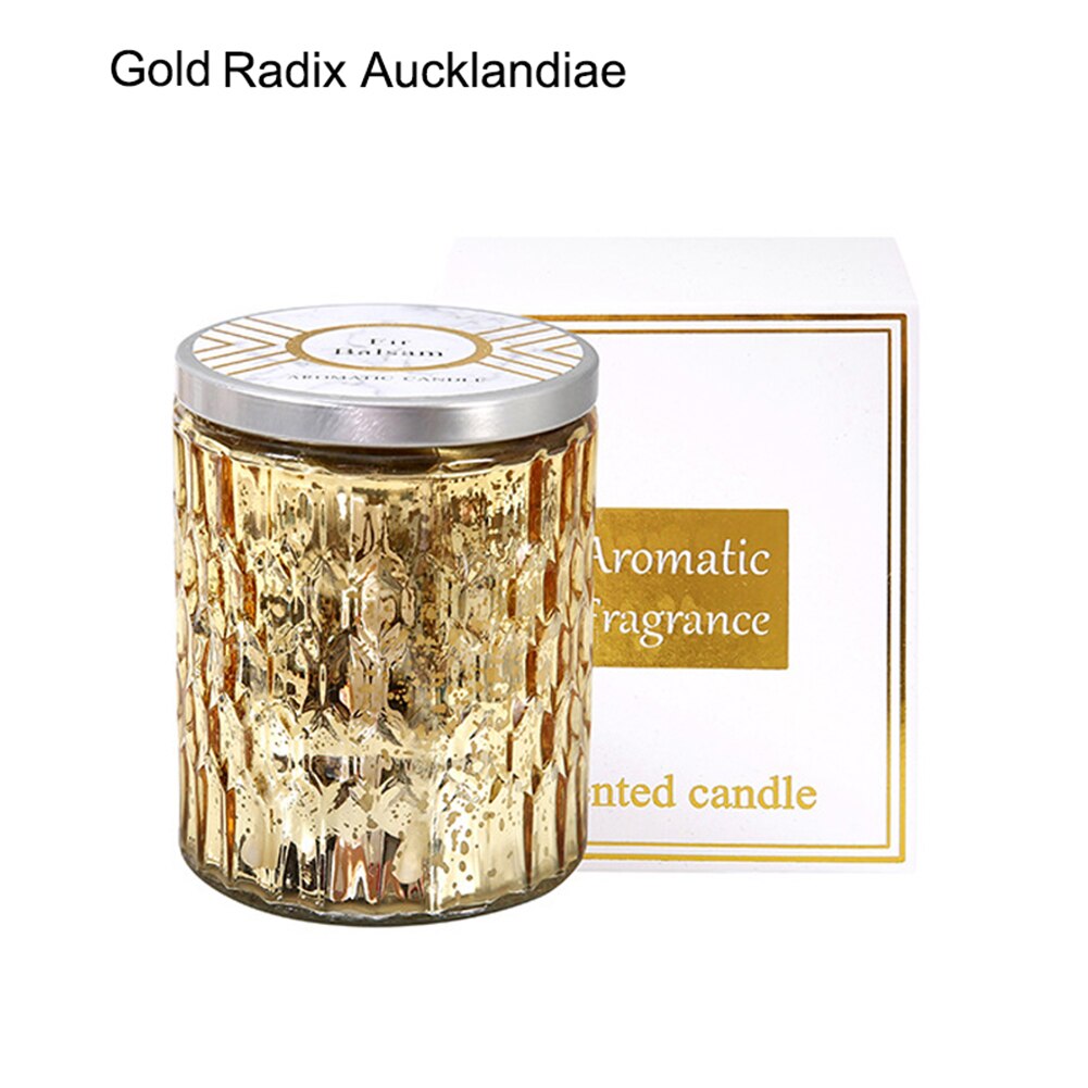 Scented Candles Soy Wax candles Citronella Candles Outdoor And Indoor Scented Candles: Gold