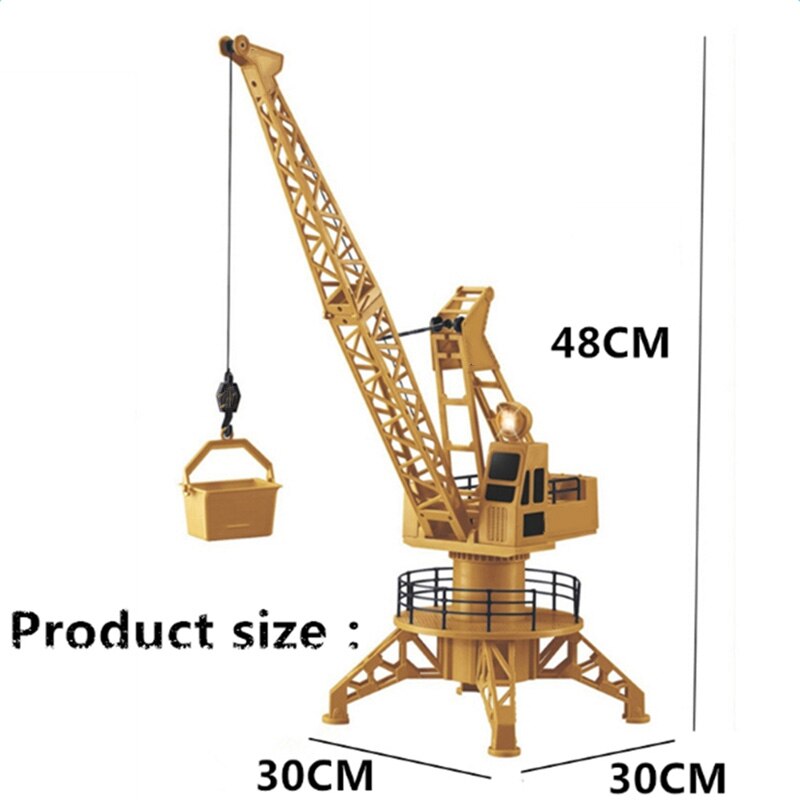 Rc télécommande Simulation grue Construction jouets Rc grue tour Rc camion modèle jouets 360 degrés rotation d'anniversaire