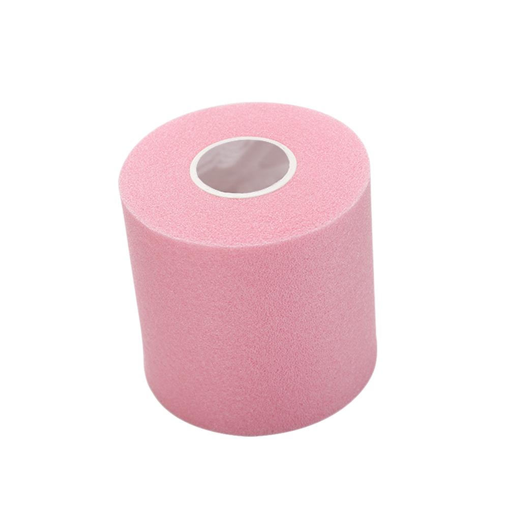 7cm * 27,5 m vendaje de espuma de PU vendaje elástico adhesivo venda de vendaje muscular deportes Underwrap suministros de cinta de Entrenamiento Atlético: Pink