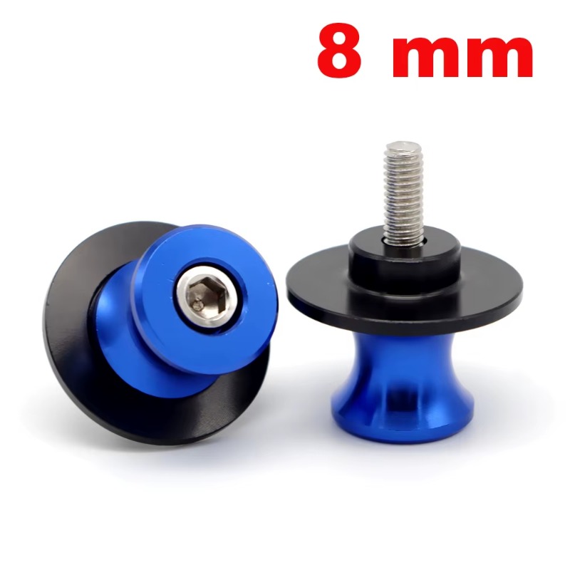 Acessórios de suporte para motocicleta, parafusos de estrutura de elevação, decoração para acessórios de motocicleta, diabolos: Prateado