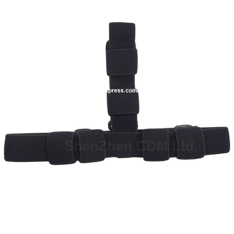 Verstelbare Elastische Nylon Head Strap Voor Zaklamp-Zwart (1 Pc)