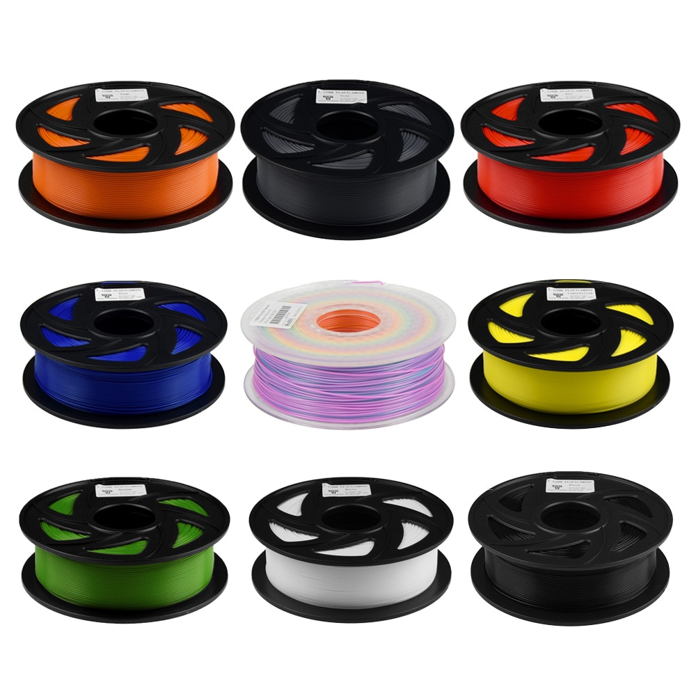 Impresora 3D de plástico PLA ABS PETG, 1kg, 1,75 MM, suministros de Filamento para RepRap, Filamento PLA 1,75