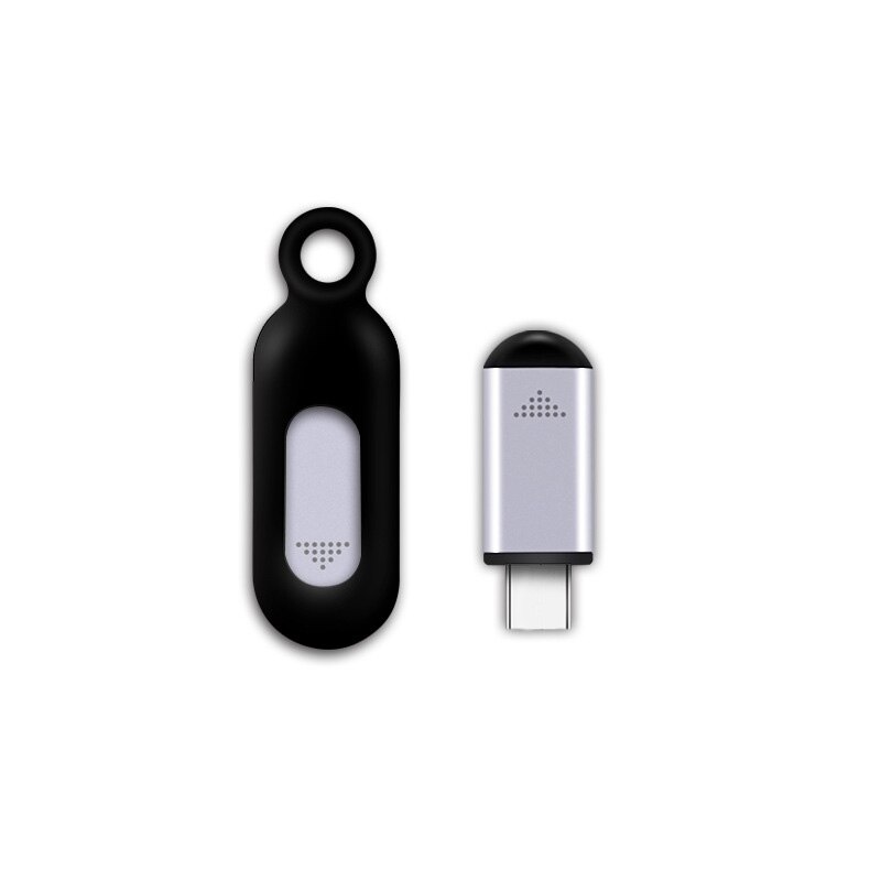 Typ c gränssnitt smart app-kontroll mobiltelefon fjärrkontroll trådlösa infraröda apparater adapter ir usb-adapter för iphone: Silver för typ c