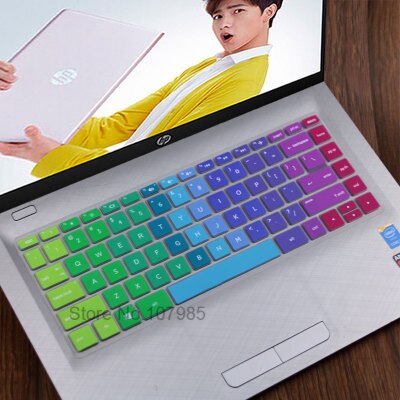 2017 nowy 14 cal Laptop klawiatura pokrywa Protector dla HP pavilion X360 14-BAxxxx / X360 14-BFxxxx serii Notebook skóry: Rainbow