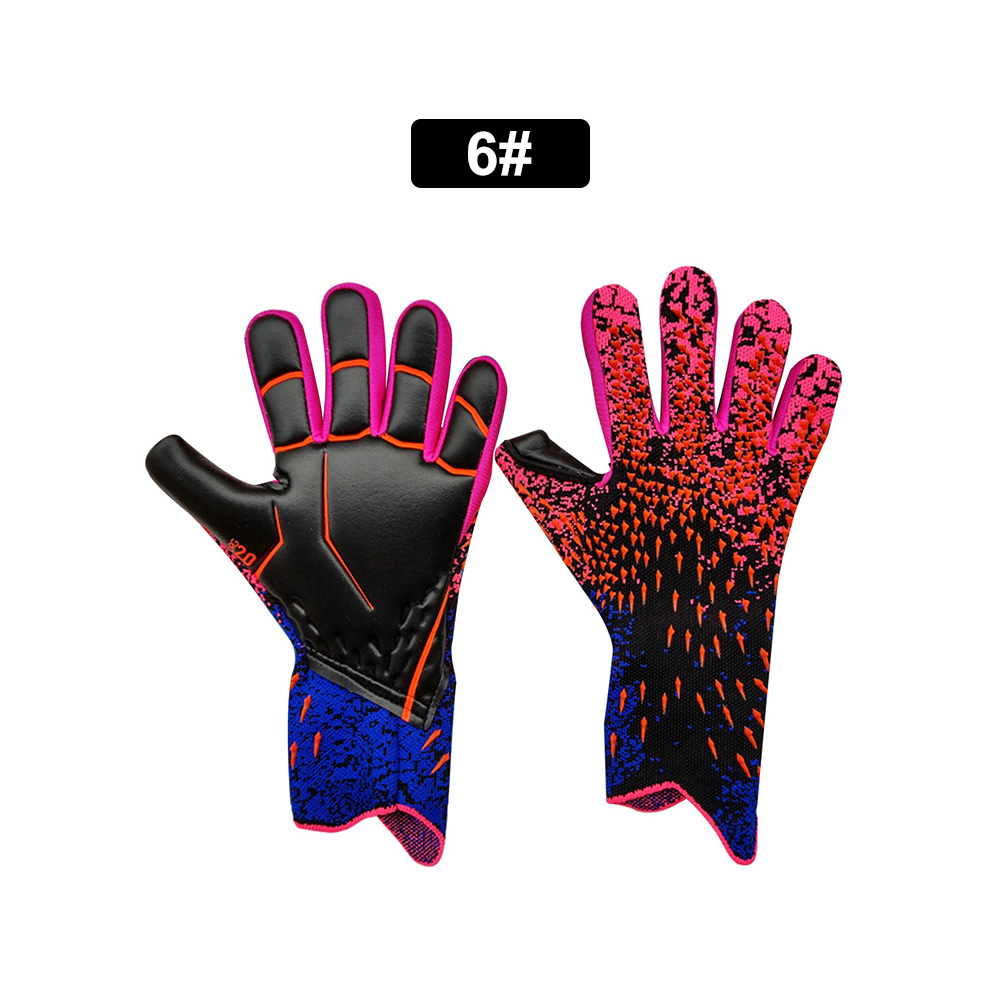 Professionele Voetbal Keeper Voetbal Handschoenen Anti-Slip Dikker Voetbal Keeper Handschoenen Vinger Bescherming Handschoenen Voetbal Equipmen