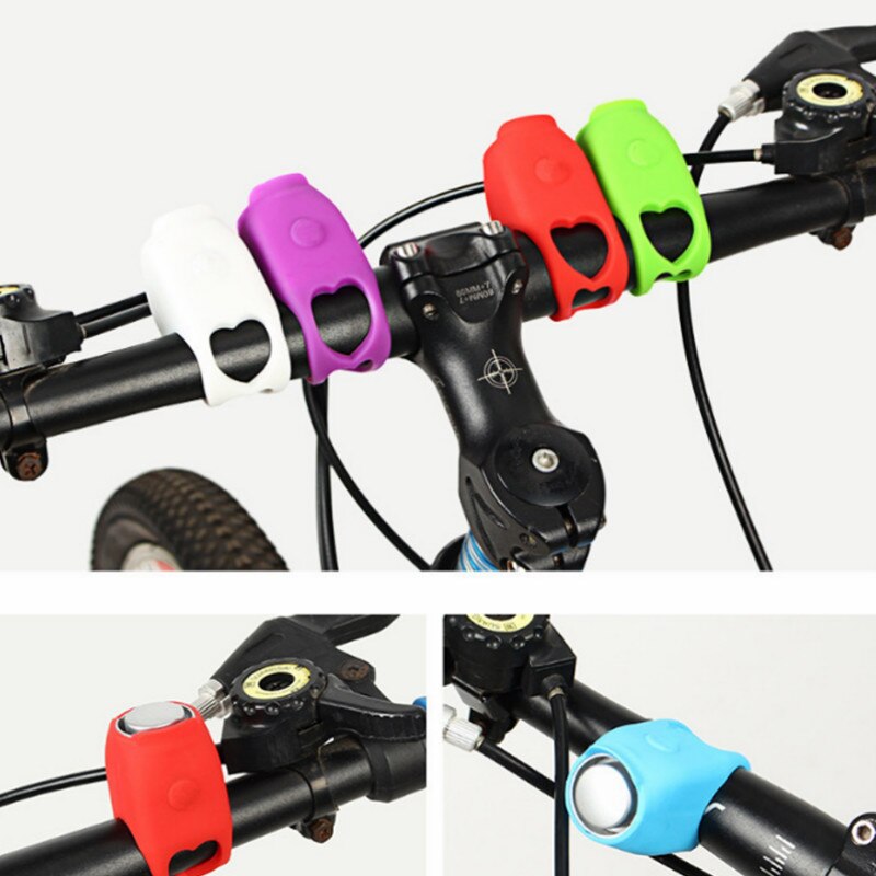 Sonnette électrique pour vélo, étanche, vtt, route, guidon, Gel de silice, klaxon Super fort, alarme de sécurité pour bicyclette