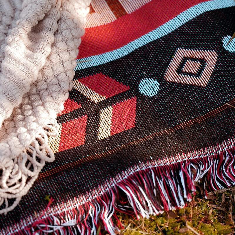 Outdoor picknickmatten, strandmatten, stranddoeken voor buiten kamperen, Valentijnsdag decoraties, balkons, bohemien dekens