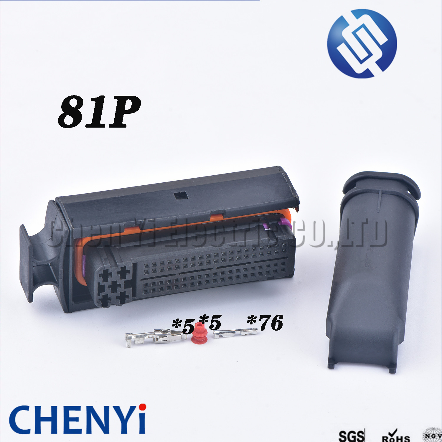 Connecteur ECU pour système de contrôle informatique, 40 broches, 81 broches, 121 broches, 038906ino 9B 038 906 379 B 1J0906385C 1J0 906 385C 1241434-1: Gris foncé
