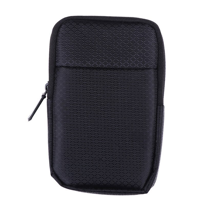 Draagbare Koord Draad Opslag Sleutel Portemonnee Portemonnee Zak Externe Usb Harde Schijf Schijf Hdd Carry Case Cover Bag voor Oortelefoon: 15cmx10cm Black