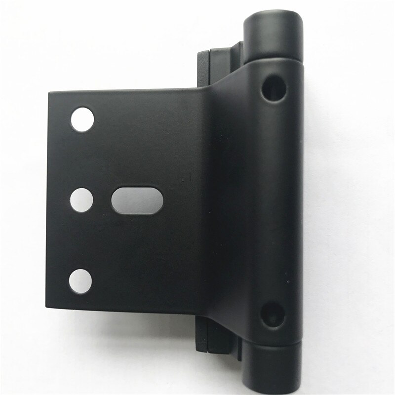 Aluminium Alloy U Door Reinforcement Lock Security Door Lock Home Child Proof Door Stopper: black