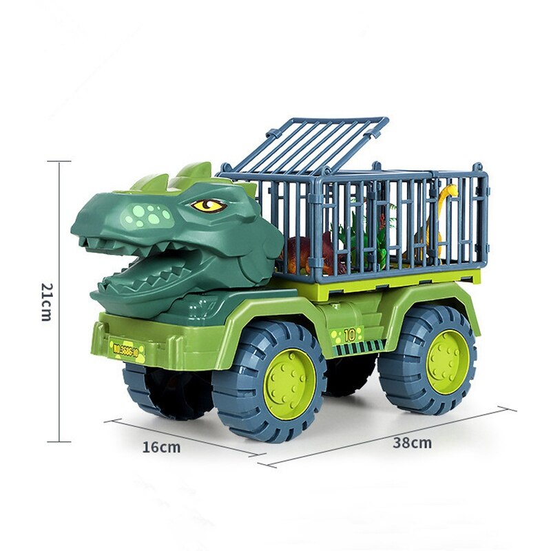 Kids Dinosaur Car Toy Big Size Dinosaur Transport Cars for Boys Jurassic World Game Interactive Montessori Toys for Toddlers