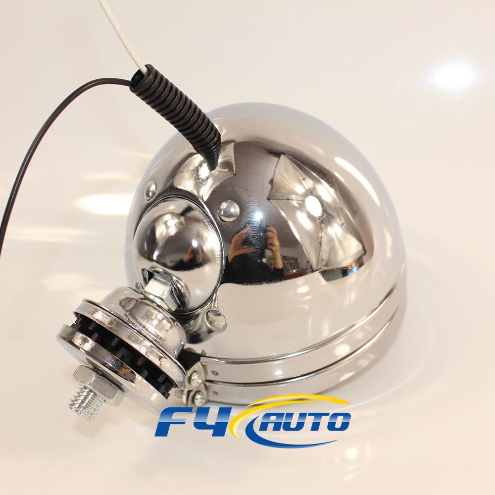 5 Inch Round Halogen H3 12V/24V Driving Fog Light Clear White Lens