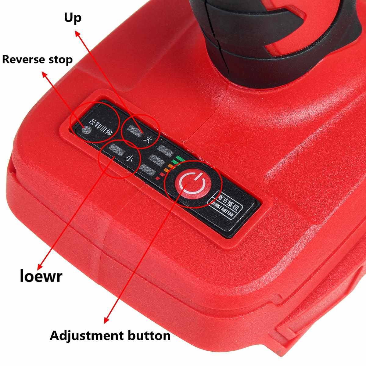 18V 588Nm Electric Brushless Impact Wrench Screwdriver Cordless 1/2 Socket Wrench Rechargeable Power Tool for Makita Battery