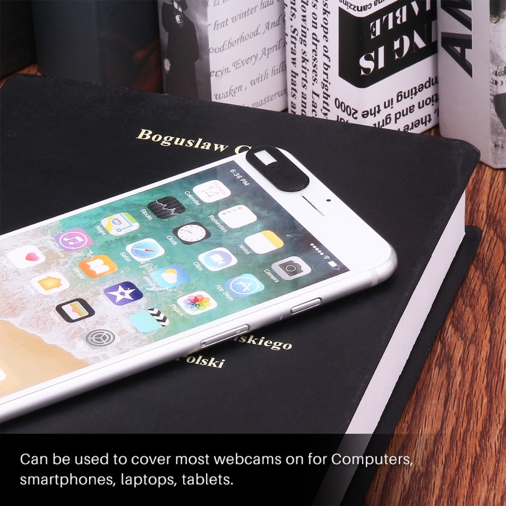 Powstro Ultra Thin 0.04" Webcam Camera Shield Protector Case Webcam Cover Web Cam Cover Slider for Computer Phone Tablet