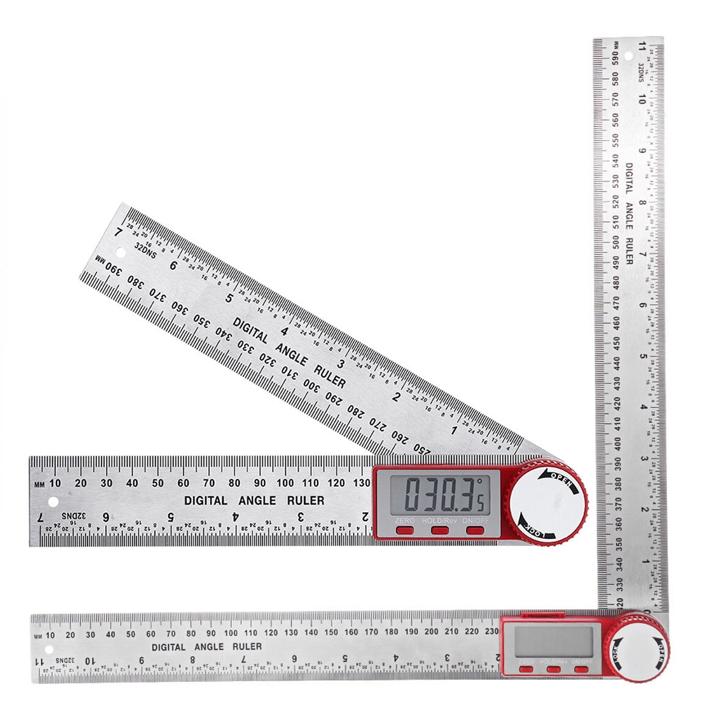 Digital Protractor Angle Ruler 300mm 12inch Angle Finder Meter Inclinometer Scale Electronic Goniometer Protractor Angle Gauge
