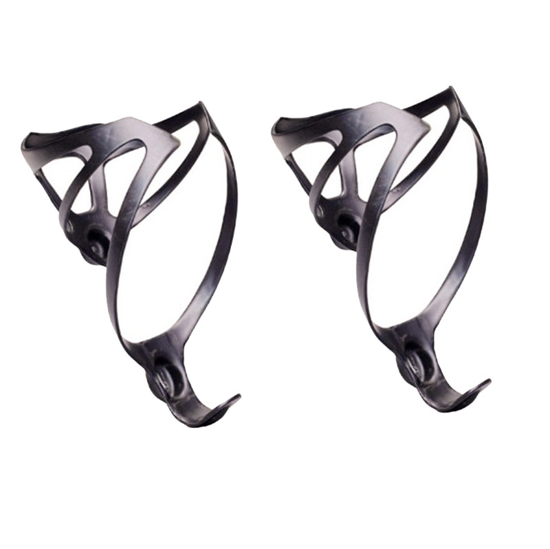 XXX-portabotellas de carbono para bicicleta, soporte ligero para bicis, 18g, negro, Ud, mate: no logo 2pcs