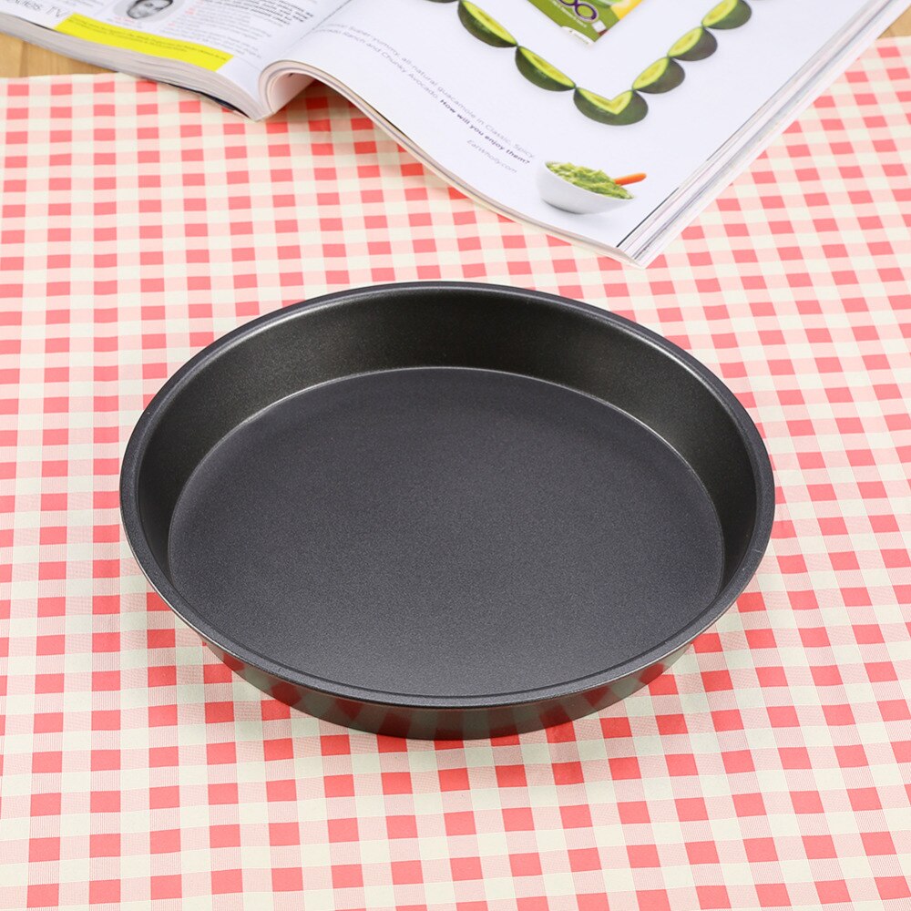 8 Inch Carbon Staal Non-stick Ronde Cake Pan Magnetron Bakvormen Pannen Pie Lade Bakken Pizza Pan