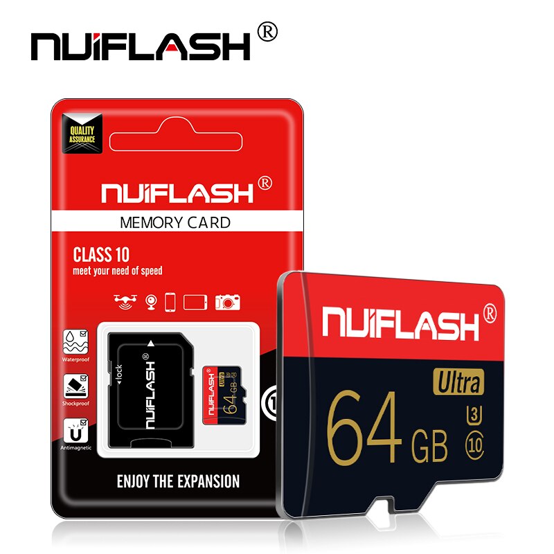 Real Capacity Micro SD card 64GB 32GB TF Flash card Class 10 8gb 4gb High speed Memory Cards 16GB flash card map retail package