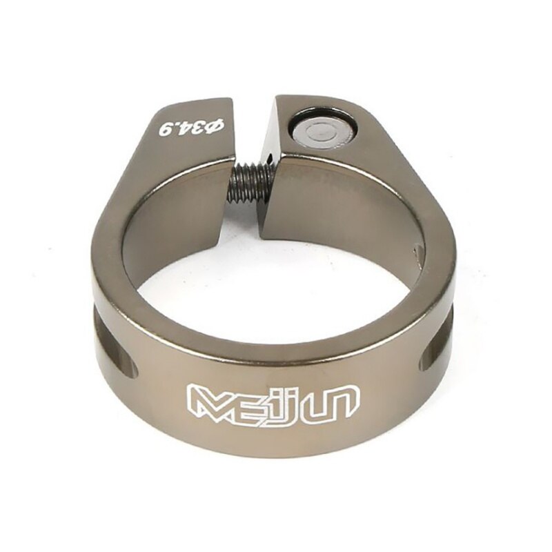 Bicycle Seatpost Clamp Aluminum Alloy Quick Release Mountain Bike Lock Seat Post Tube Clip Clamp 31.8/34.9mm Style: B5-34.9mm
