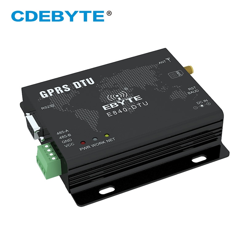 E840-DTU (GPRS-01) GPRS kabellos Transceiver 5 Kanal Buchse TCP UDP AUF Befehl GSM RS485 RS232 Schnittstelle