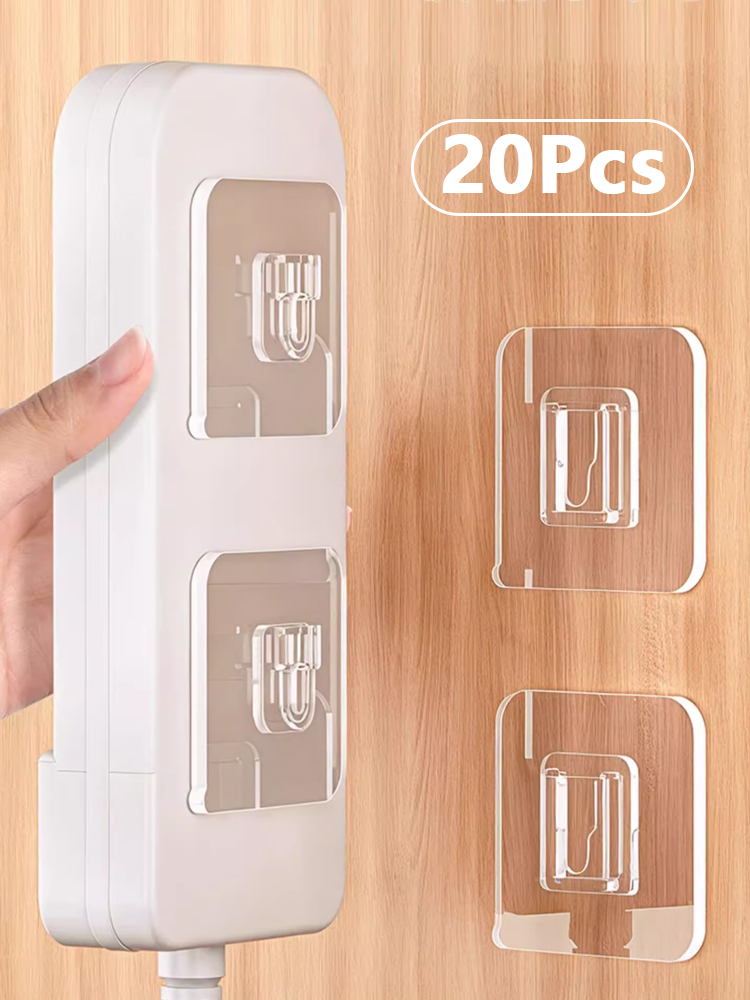Ganchos transparentes multiusos, ganchos de pared adhesivos de doble cara, impermeables, para ropa, sombreros, toallas, ganchos para puerta de baño y cocina