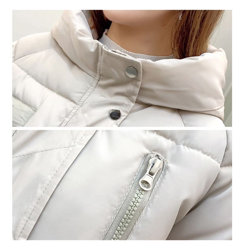 grande taille femmes Parkas coupe-vent femmes veste d'hiver à capuche épais coton rembourré dames manteau décontracté vêtements d'extérieur pour femmes