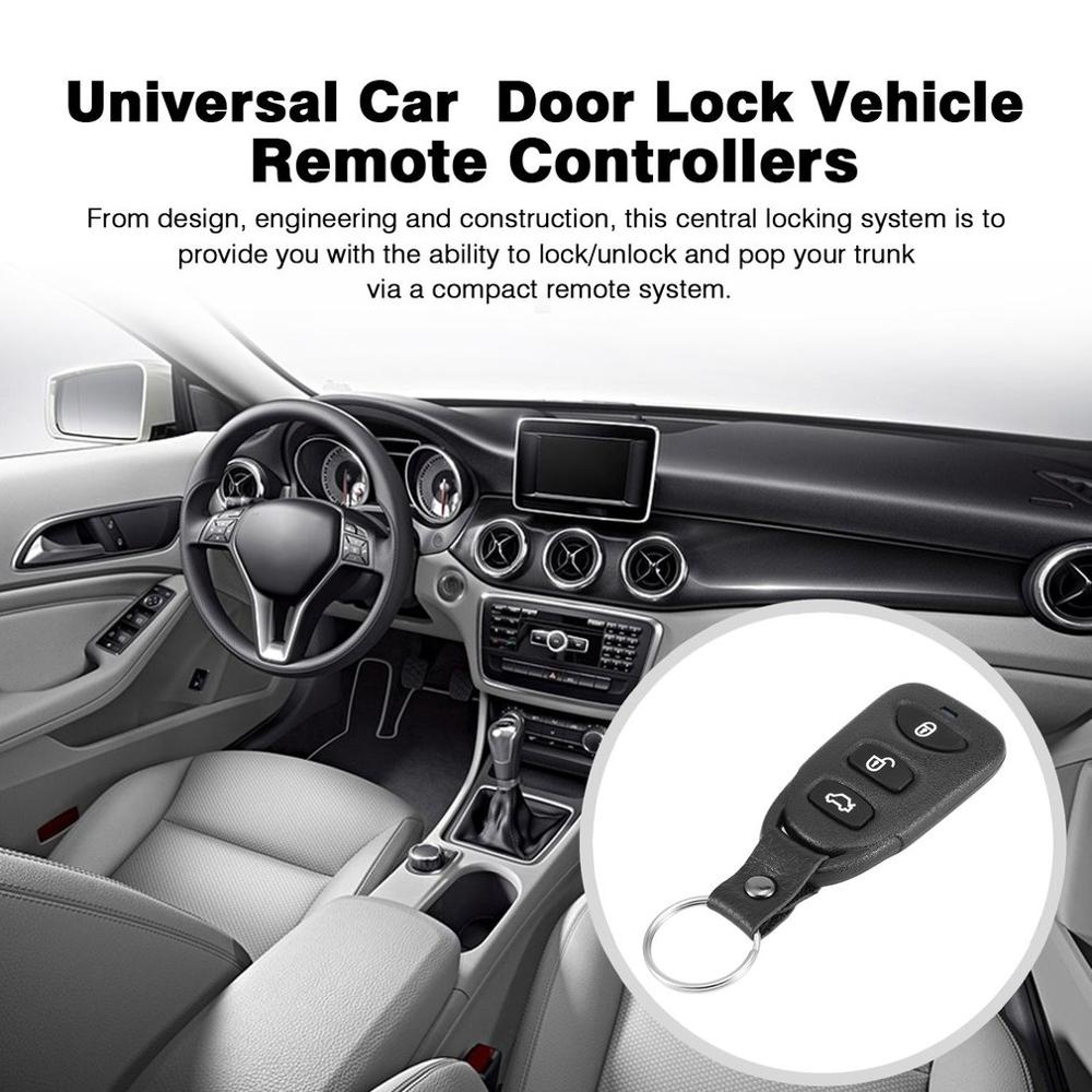 thumbnail image 2 of Universal 4-Door Remote Central Locking Keyless Entry System Kit - 12V, 433.92MHz 2 of 5