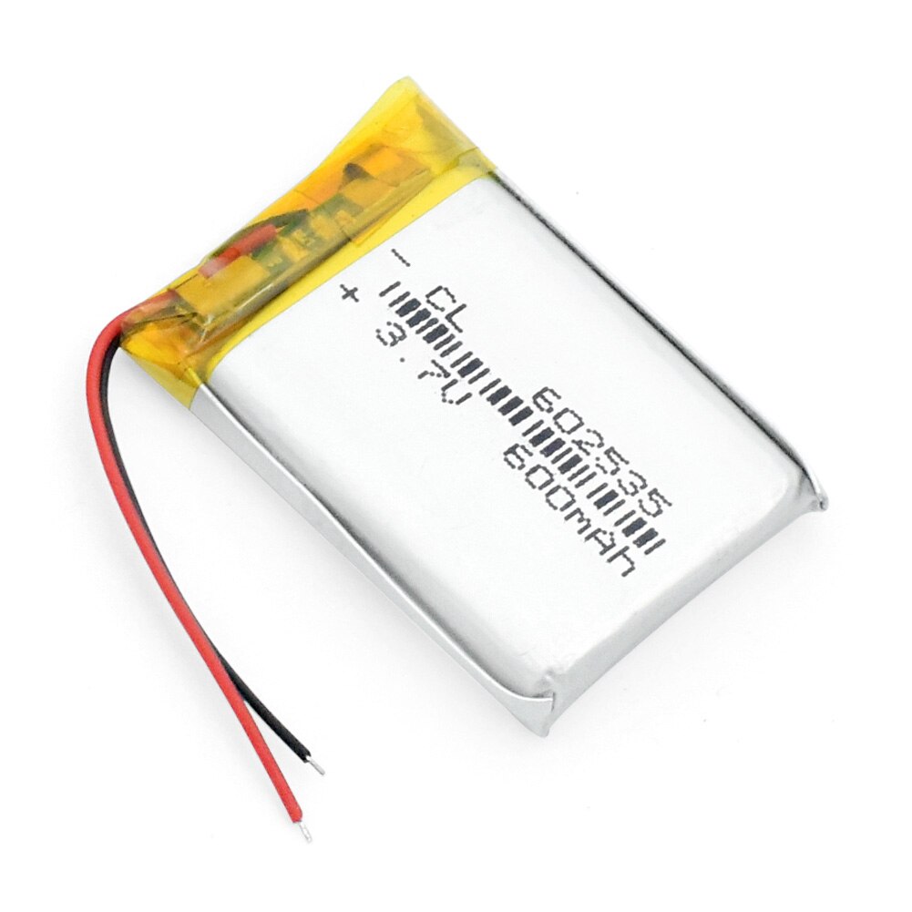 Versorgung lithium-batterie lithium-polymer akku 602535 600 mah 3,7 V Für MP3 MP4 MP5 GPS PSP MID Bluetooth headset