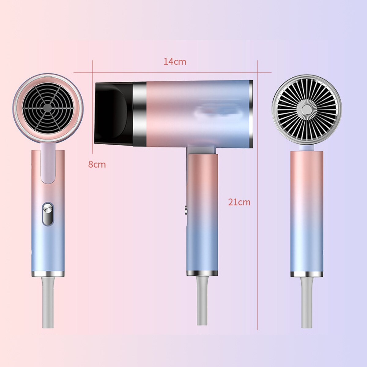 Hair Dryer Salon Dryer Strong Wind &Cold Wind Air Water Ionic Hammer Blower Electric Hair Dryer 3000W 220V