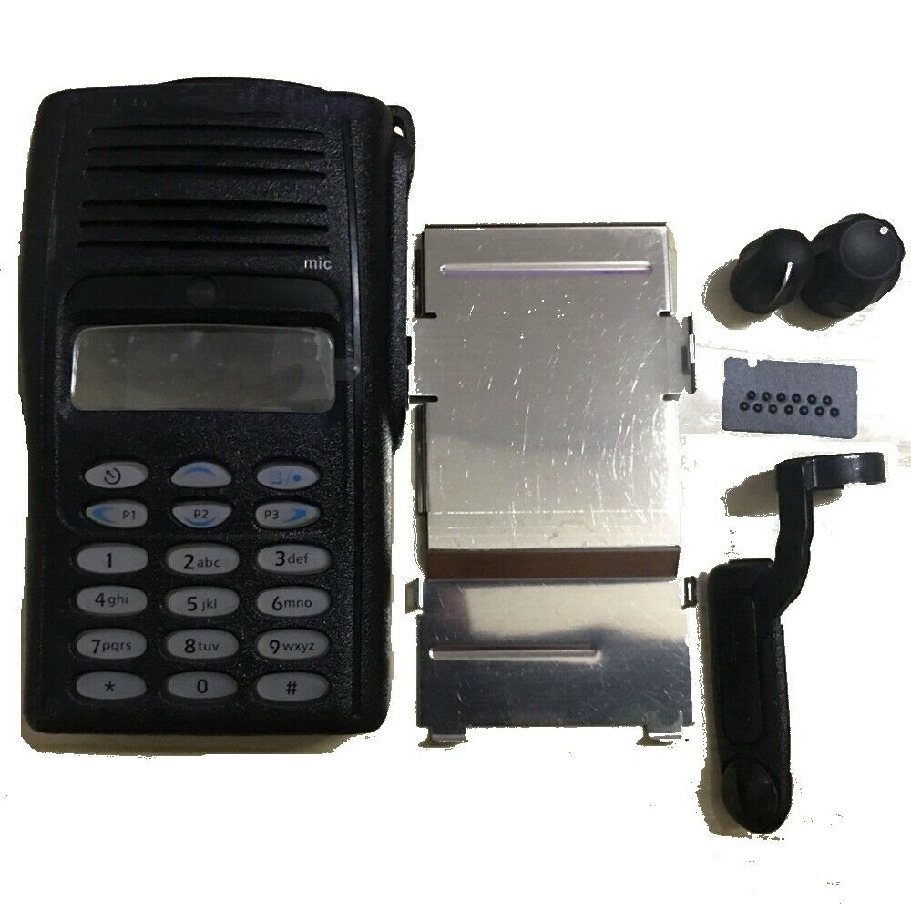 Zwarte Walkie-Talkies Vervanging Van Reparatie Behuizing Case Fit Voor Motorola GP388 Plus EX600 Twee Manier Radio