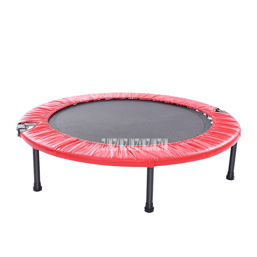 C157 40 Inch Trampoline Kinderen Springen Bed Home Gym Vouwen Bounce Bed Fitnessapparatuur Dames Afvallen Been Afslanken: red