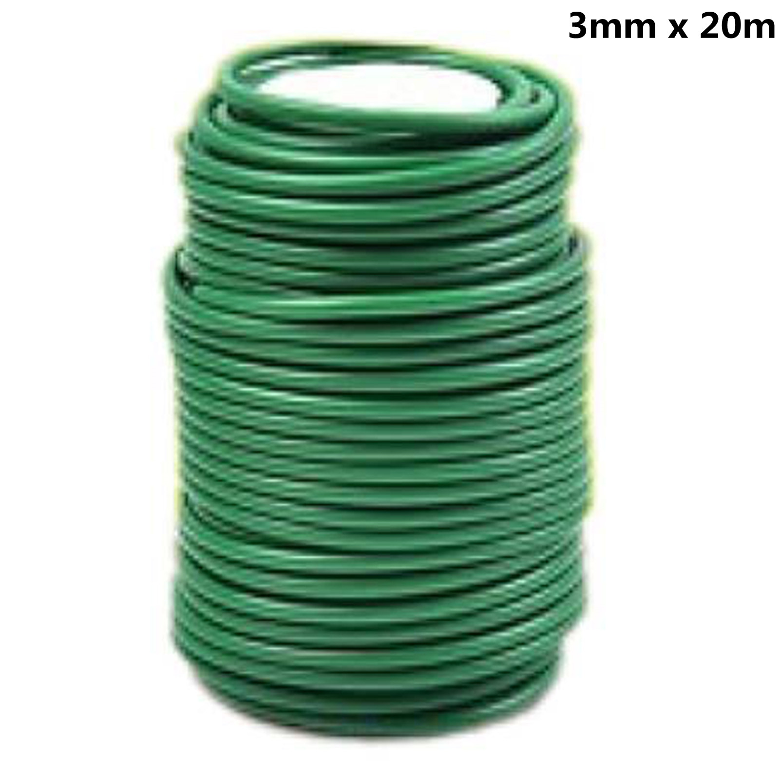 Laço de torção revestido para jardim, 20m, laços de borracha reutilizáveis, suporte para plantas, fácil operação, cabos para vegetais: Bege