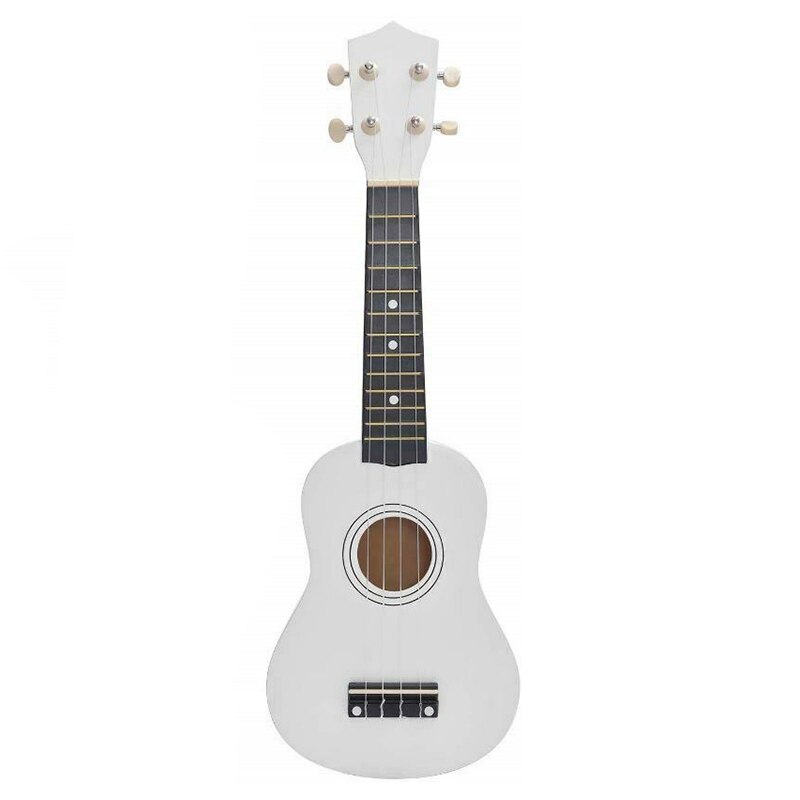 Mini 21 Inch Soprano Ukulele 12 Frets Instrument Wood Guitar Musical Ukulele Hawaiian Style Guitar for Kids Birthday: Default Title
