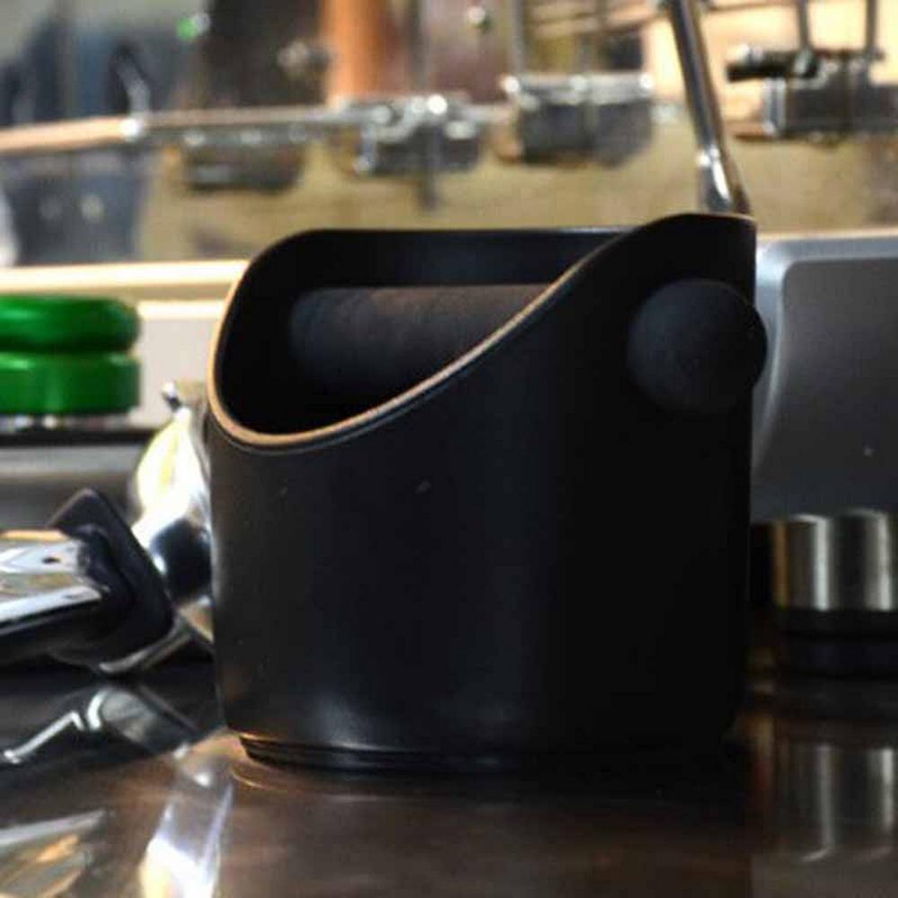 Coffee Grind Knock Box And Espresso Dump Bin Black Anti Slip Coffee Grind Dump Bin Household Coffee Tools