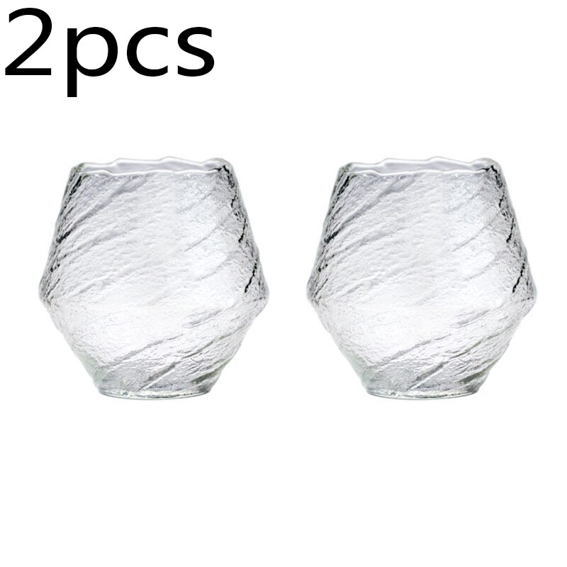 wine glass whiskey glass spirit glass water glass niche wine glass bar wine glass hospitality home water glass: 2pcs