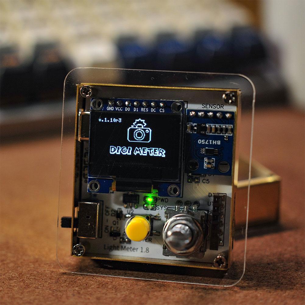 Portable Handheld Incident Electronic Light Meter With Panel Camera Light Mode Light Back Acrylic Compatible Meter Flash D1P3