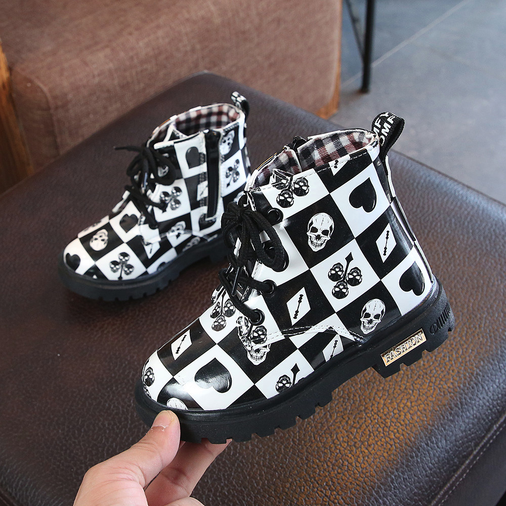 Baby Peuter Kids Motorlaarzen Cool Baby Baby Meisjes Jongens Herfst Winter Laarzen Schoenen Sneakers детская зимняя обувь