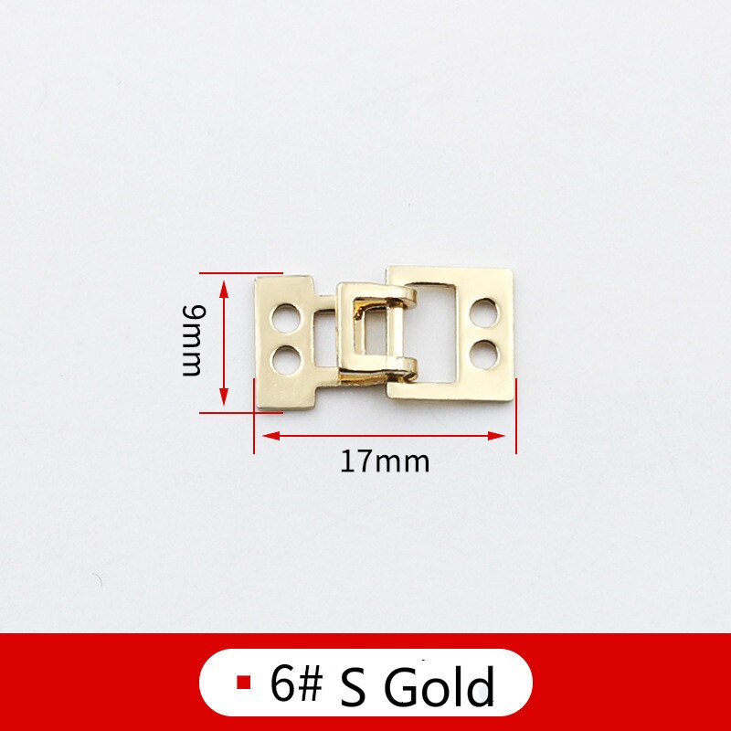 5 Pcs Metal Gecombineerd Gecombineerd Gesp Voor Bontjas Windjack Clip Sluiting Gespen Voor Handtas Vest Clip Gesp Voor Naaien: 6S