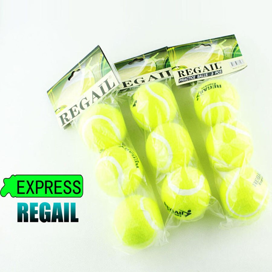 10 pièces balle de Tennis en caoutchouc haute résilience balles de pratique de Tennis durables pour les exercices d'entraînement de compétition de Club scolaire