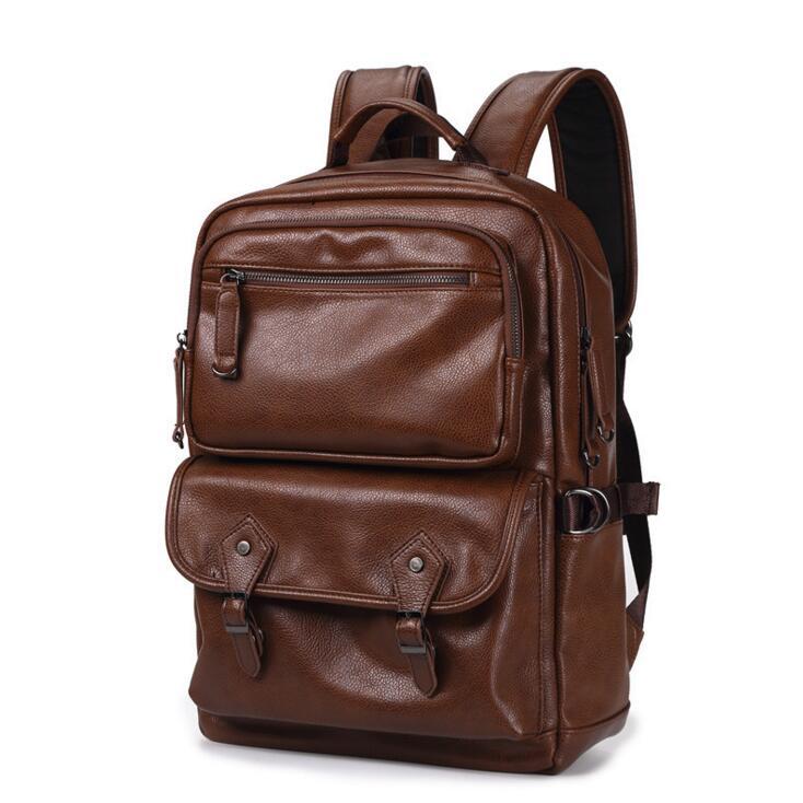 070217 men man casual backpack student school bag