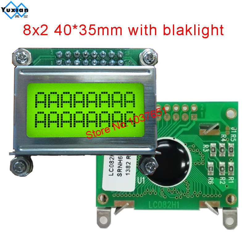 Lcd Module 8X2 0802 Mini Kleine Scherm LC082H1 HD44780 SPLC780D1 Goede: Blauw